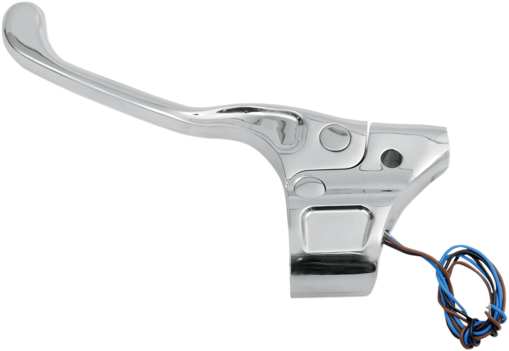 PERFORMANCE MACHINE (PM) CONTOUR BILLET HANDLEBAR CONTROLS CLUTCH LEVR ASM 07-13 CHR