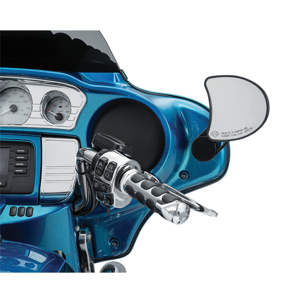 Adjustable Drop Mirror Mounts For Harley Davidson
