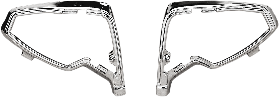 SHOW CHROME CHROME MIRROR MOUNT COVERS ACCENT MIRROR-GL1500