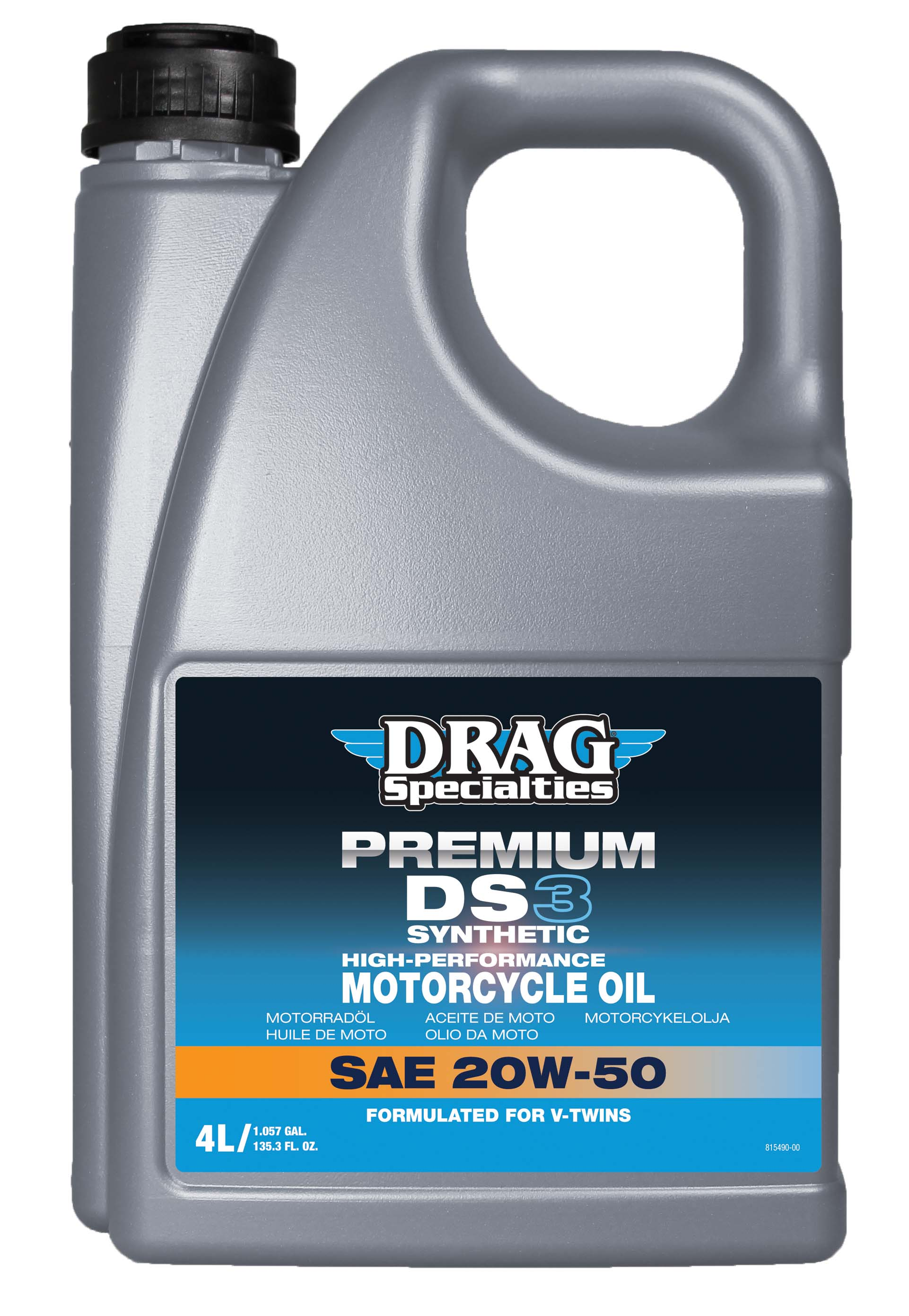 Harley-Davidson Drag Specialties 20W-50 Synthetic Motor Oil 4L