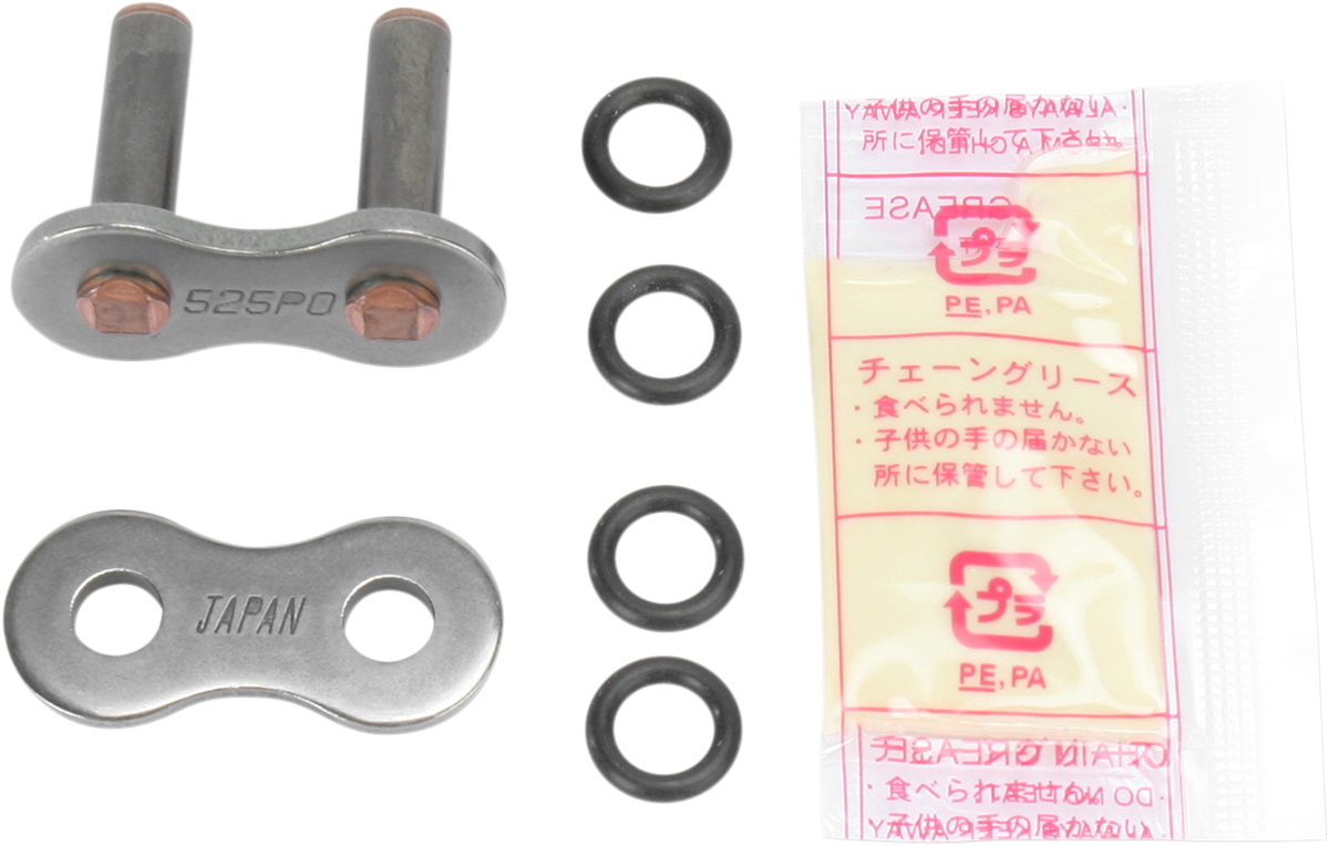 PARTS UNLIMITED-CHAIN MOTORCYCLE CHAIN LINK CON PU 525 O-RING RI