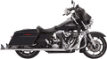BASSANI XHAUST 21/4" FISHTAIL SLIP-ON MUFFLERS FOR HARLEY-DAVIDSON 1995 - 2013 Chrome 2 1/4" Fishtail Slip-On Mufflers