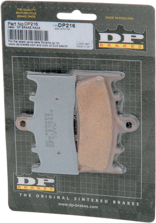 DP BRAKES BRAKE SHOES PAD, KAW/SUZ, FRT