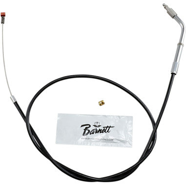 BLACK VINYL THROTTLE AND IDLE CABLES FOR HARLEY-DAVIDSON