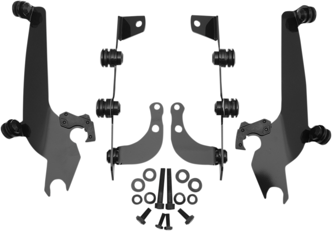 MEMPHIS SHADES METRIC NO-TOOL TRIGGER-LOCK MOUNT KITS FOR SPORTSHIELDS MNT KIT SS PHANTOM BLK