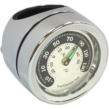 HANDLEBAR MOUNT CLOCK AND THERMOMETER FOR HARLEY-DAVIDSON