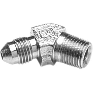 Goodridge P823-03CH 3/8-24 To 1/8-27 NPT Brakeline Adapter 45º Chrome