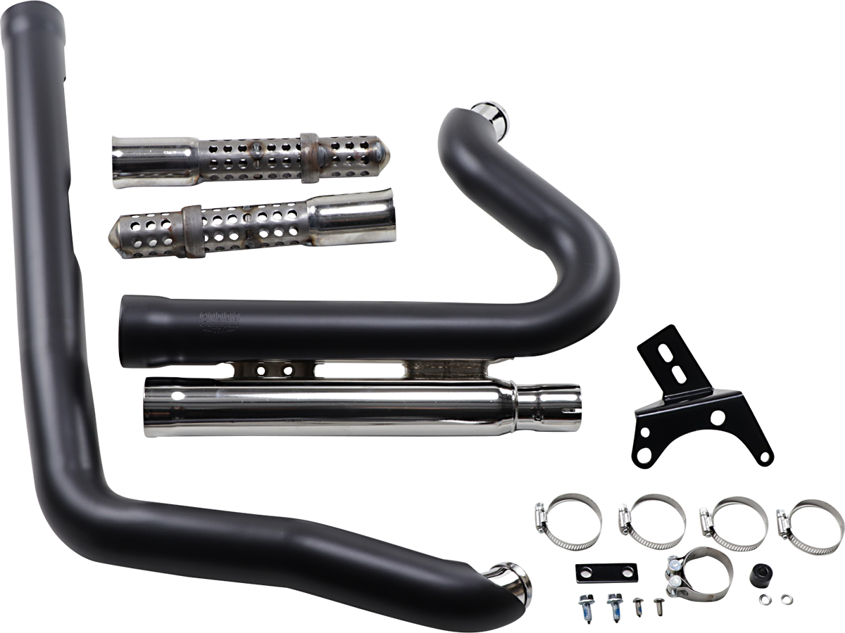 COBRA 909 2-INTO-2 EXHAUST SYSTEMS FOR HARLEY-DAVIDSON 2008 - 2011 Black 909 2-Into-2 Exhaust System