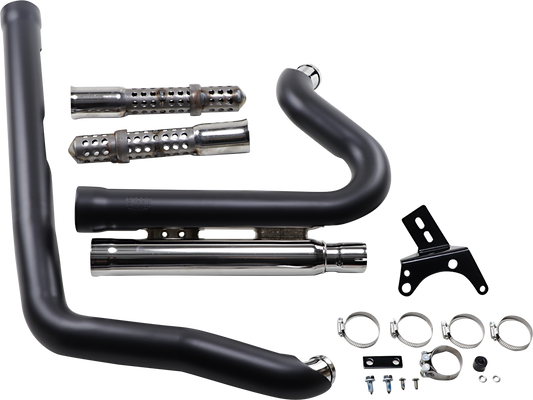 COBRA 909 2-INTO-2 EXHAUST SYSTEMS FOR HARLEY-DAVIDSON 2008 - 2011 Black 909 2-Into-2 Exhaust System