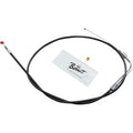 BLACK VINYL THROTTLE AND IDLE CABLES FOR HARLEY-DAVIDSON