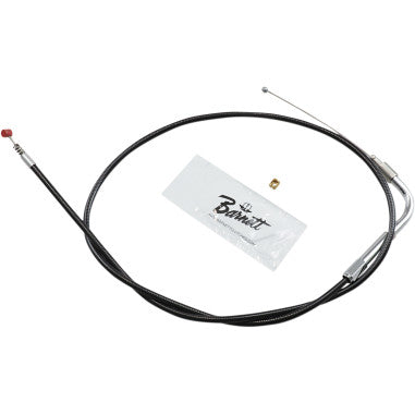 BLACK VINYL THROTTLE AND IDLE CABLES FOR HARLEY-DAVIDSON