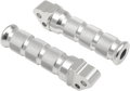 EMGO ANODIZED-ALUMINUM FOOTPEGS FOR SPORTBIKES FOOTPEGS SILVER SUZ-REAR