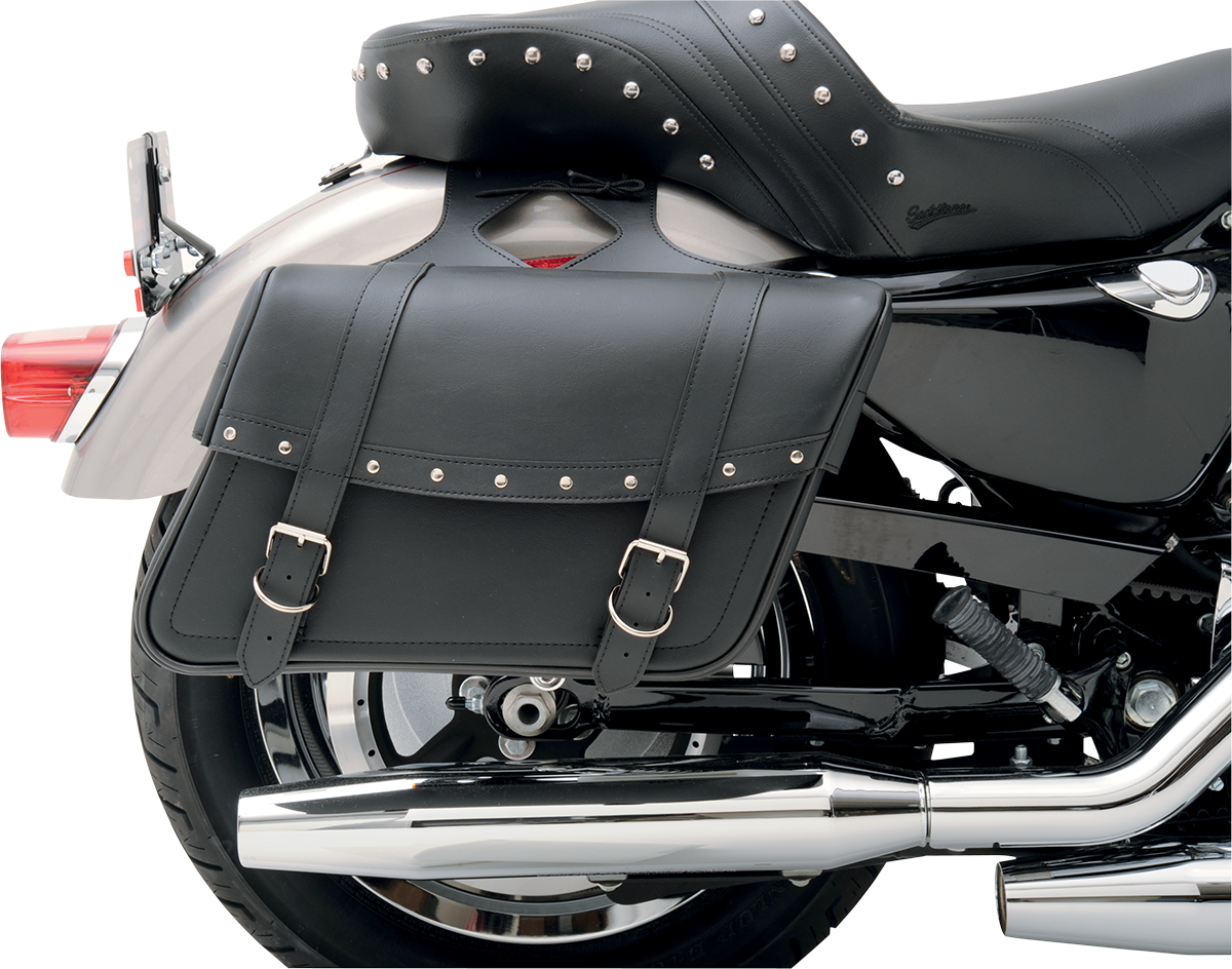 SADDLEMEN HIGHWAYMAN SLANT-STYLE SADDLEBAGS SADDLEBAG SLANT RVT MED