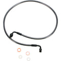 E-Z ALIGN DOT BRAIDED SINGLE DISC NON-ABS FRONT BRAKE LINES FOR HARLEY-DAVIDSON