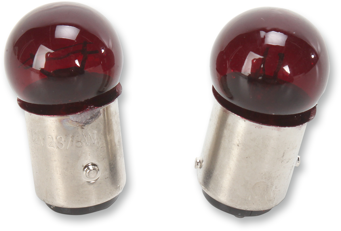 DRAG SPECIALTIES MINI DEUCE MARKER LIGHTS BULB 2FIL 23/8W 12V RED