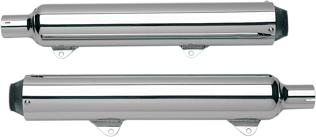 KERKER 31/2" SLIP-ON MUFFLERS FOR HARLEY-DAVIDSON 2001 - 2003 Chrome 3 1/2" Slip-On Mufflers