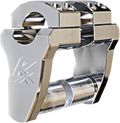 ROX SPEED FX PATRIOT SERIES PIVOTING RISER KITS INCH PIVOT RISER CHROME 2