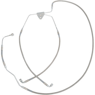 STANDARD LENGTH STAINLESS STEEL BRAKE LINE KITS FOR HARLEY-DAVIDSON
