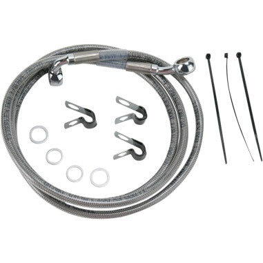 EXTENDED LENGTH STAINLESS STEEL BRAKE LINE KITS FOR HARLEY-DAVIDSON