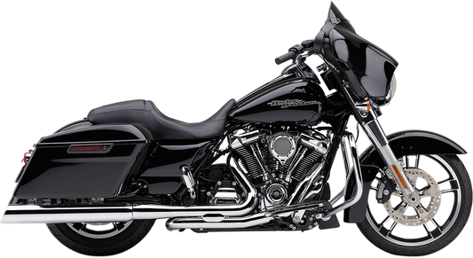 COBRA 909 UPPER CUT MUFFLERS FOR HARLEY-DAVIDSON 2009 Chrome 909 Upper Cut Slip-On Mufflers