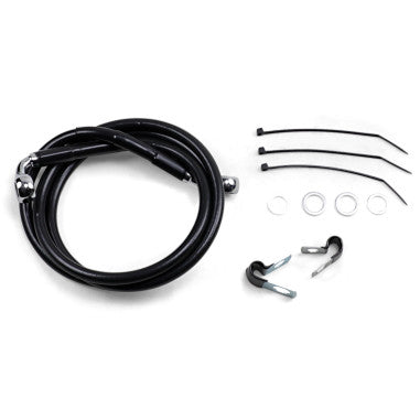 EXTENDED LENGTH STAINLESS STEEL BRAKE LINE KITS FOR HARLEY-DAVIDSON