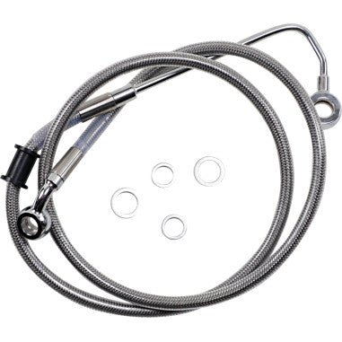 EXTENDED LENGTH STAINLESS STEEL BRAKE LINE KITS FOR HARLEY-DAVIDSON