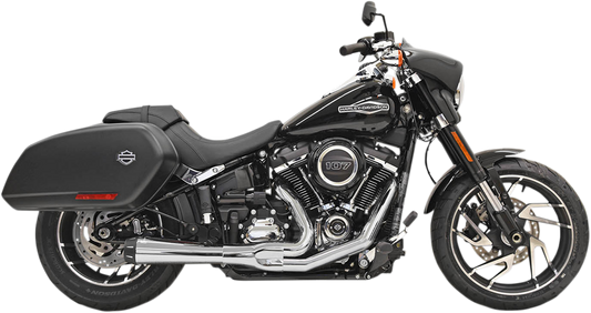 BASSANI XHAUST ROAD RAGE 2-INTO-1 SYSTEMS FOR HARLEY-DAVIDSON 2018 - 2019 Chrome Road Rage 2-Into-1 Exhaust System