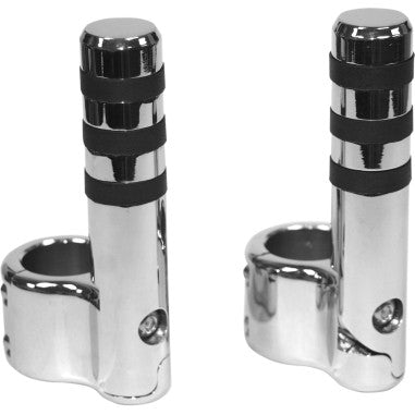 CLAMP-ON FOOTPEGS FOR HARLEY-DAVIDSON