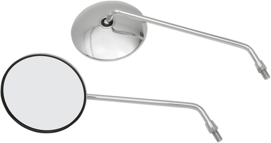 EMGO YAMAHA CLASSIC CHROME MIRRORS MIRROR UNIVERSAL CHROME