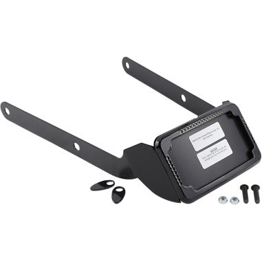 CURVED LICENSE PLATE MOUNTS WITH LED LIGHTS FOR HARLEY-DAVIDSON