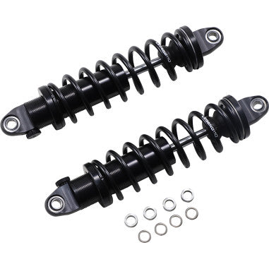 13" Black Legend REVO-A Adjustable Shocks For Harley-Davidson Touring