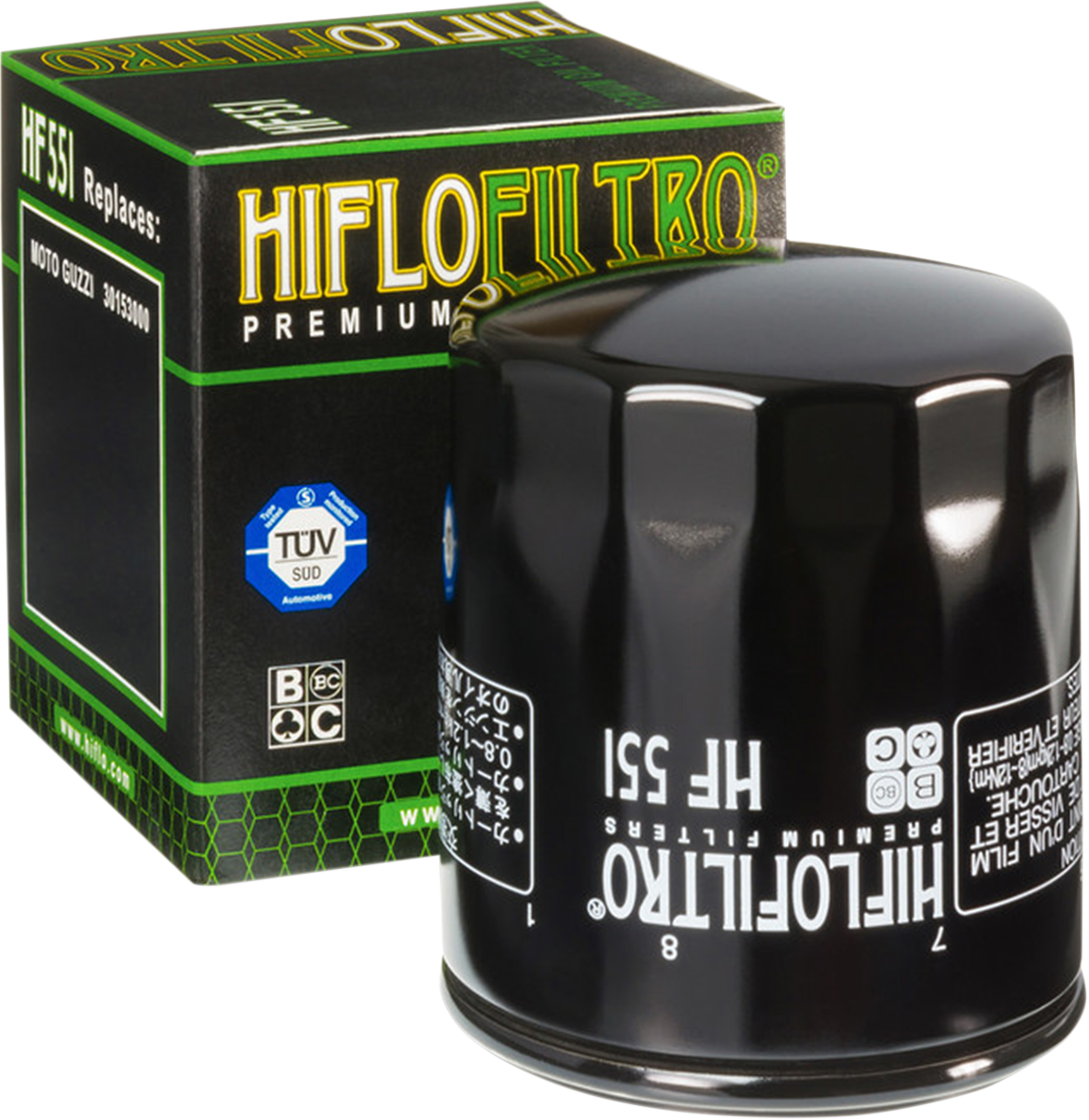 HIFLOFILTRO HIFLOFILTRO®​ OIL FILTERS FLTR OIL MOTO GUZZI HF551