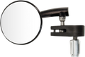 EMGO ALUMINUM 2.5" BAR END MIRRORS MIRROR BAR END L/H BLK