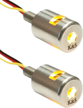 K&S TECHNOLOGIES THREE-BEAM LICENSE PLATE BOLT LIGHTS MARKER LIGHT LED AMBER