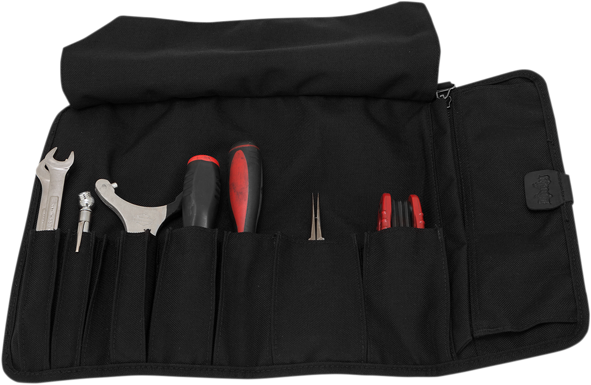 BURLY BRAND TOOL ROLLS TOOL ROLL BLACK CORDURA