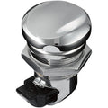 CHROME PUSH-BUTTON FUEL DOOR LATCH FOR HARLEY-DAVIDSON