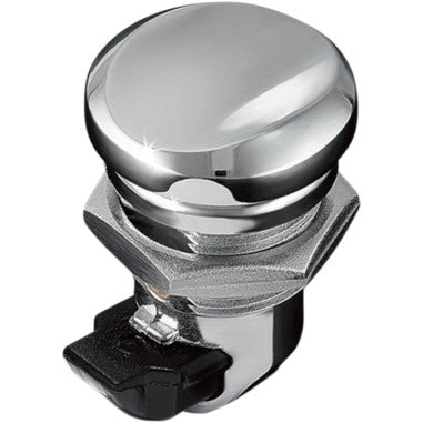 CHROME PUSH-BUTTON FUEL DOOR LATCH FOR HARLEY-DAVIDSON