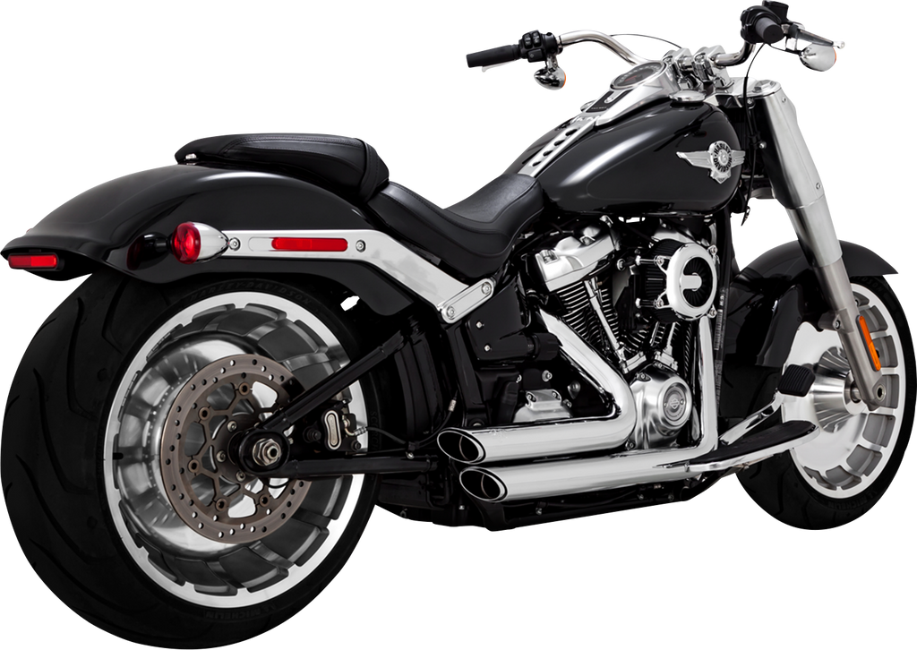 Sistema De Escape Escalonado Shortshots Cromado Para Harley Davidson