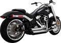 Sistema De Escape Escalonado Shortshots Cromado Para Harley Davidson