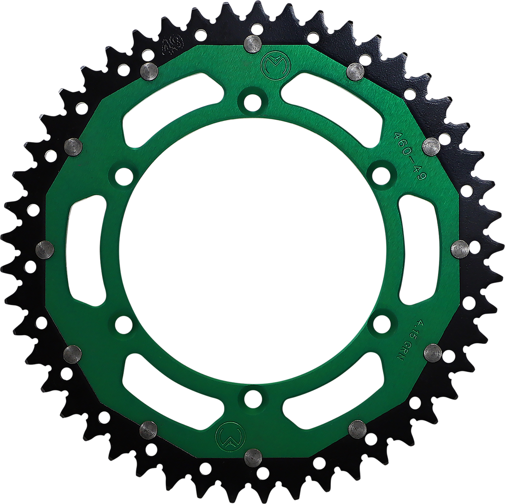 Kawasaki Dual Sprocket 49T Green