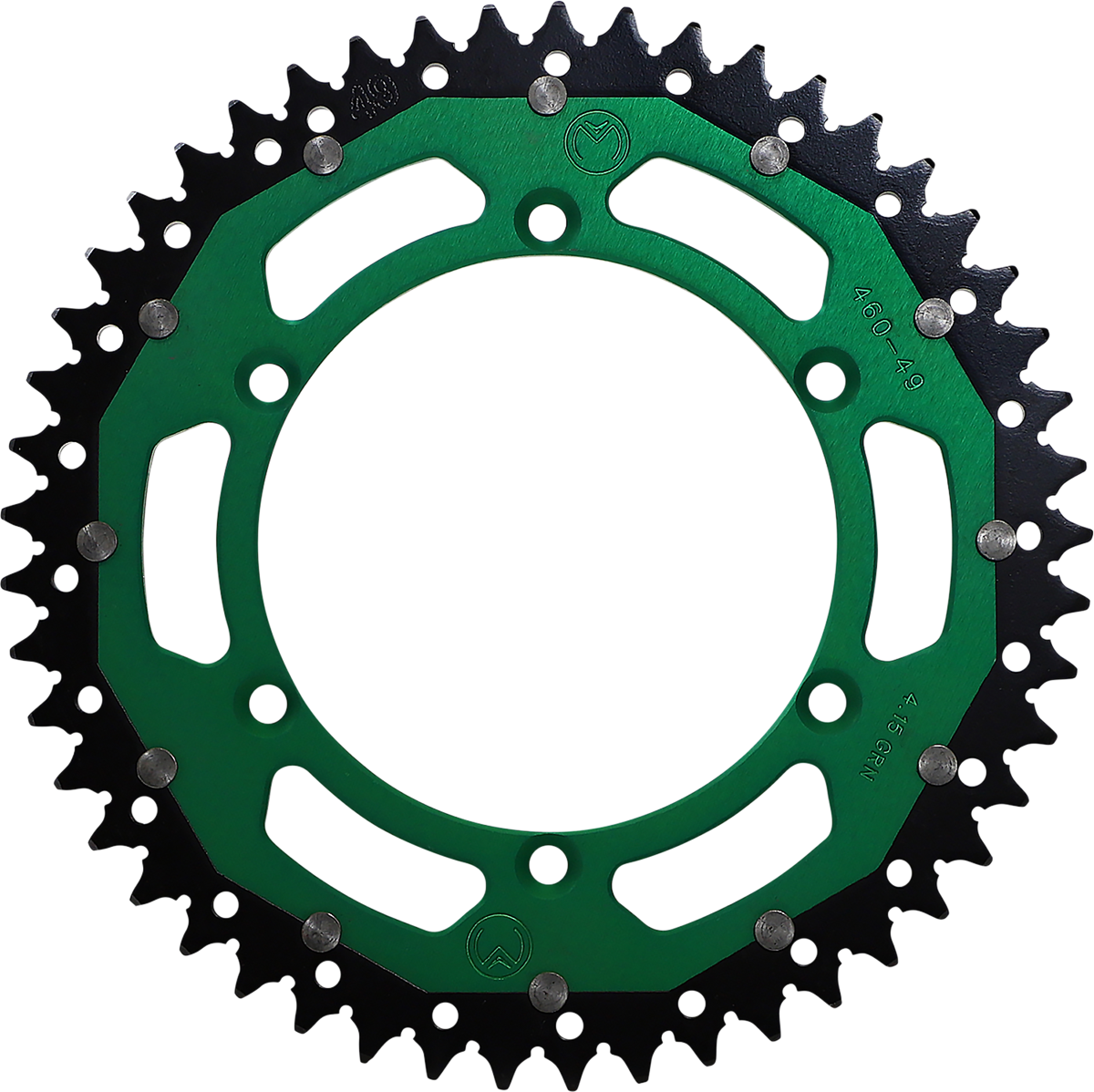 Kawasaki Dual Sprocket 49T Green