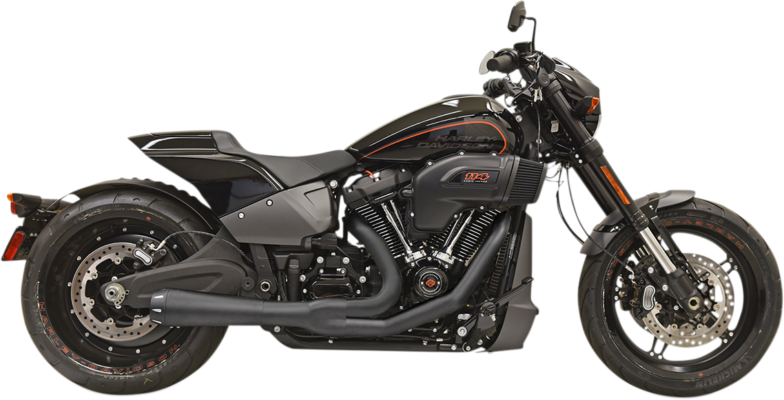 BASSANI XHAUST ROAD RAGE 2-INTO-1 SYSTEMS FOR HARLEY-DAVIDSON 2019 - 2020 Black Road Rage 2-into-1 System