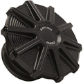 Vented Gas Caps 10G Black For Harley Davidson