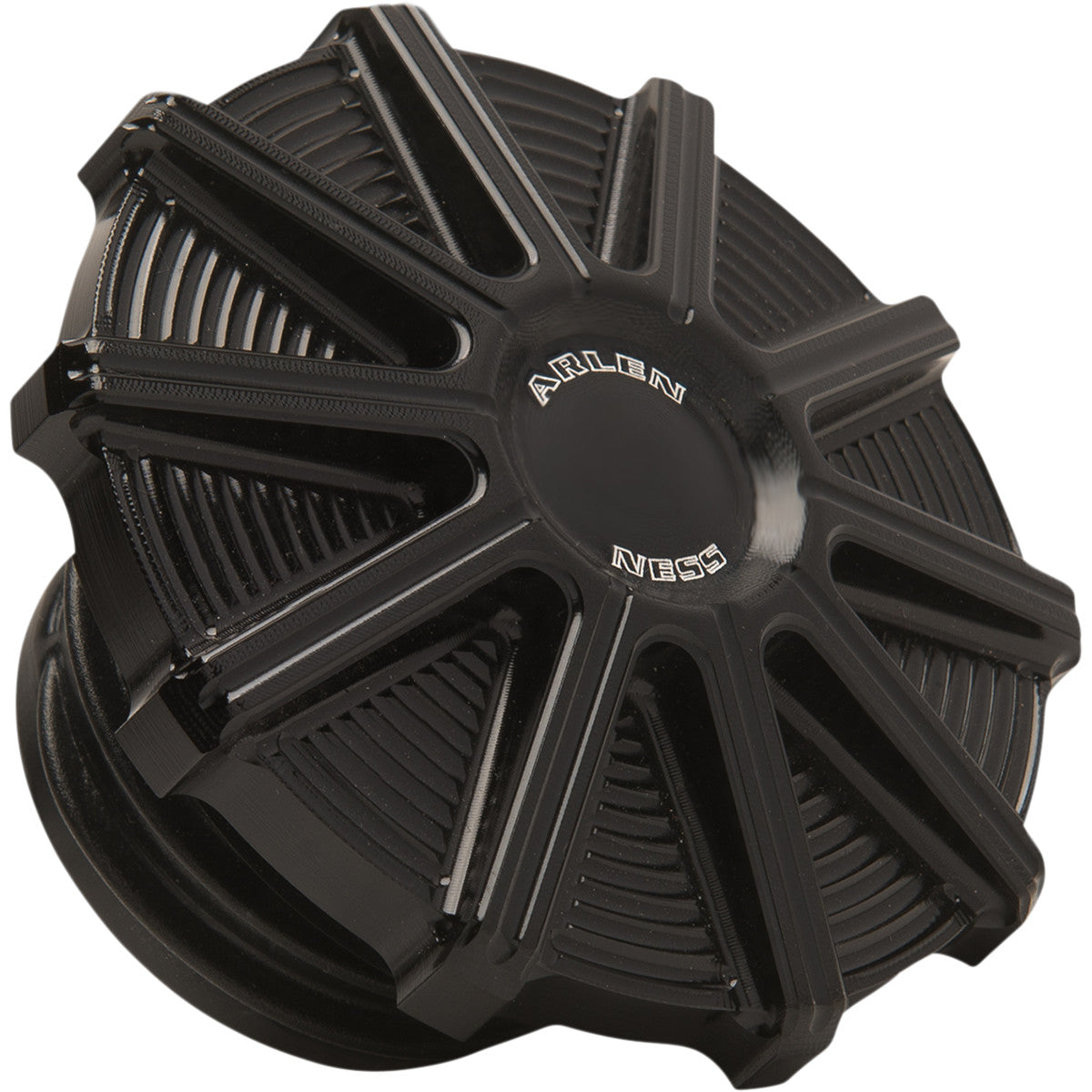 Vented Gas Caps 10G Black For Harley Davidson