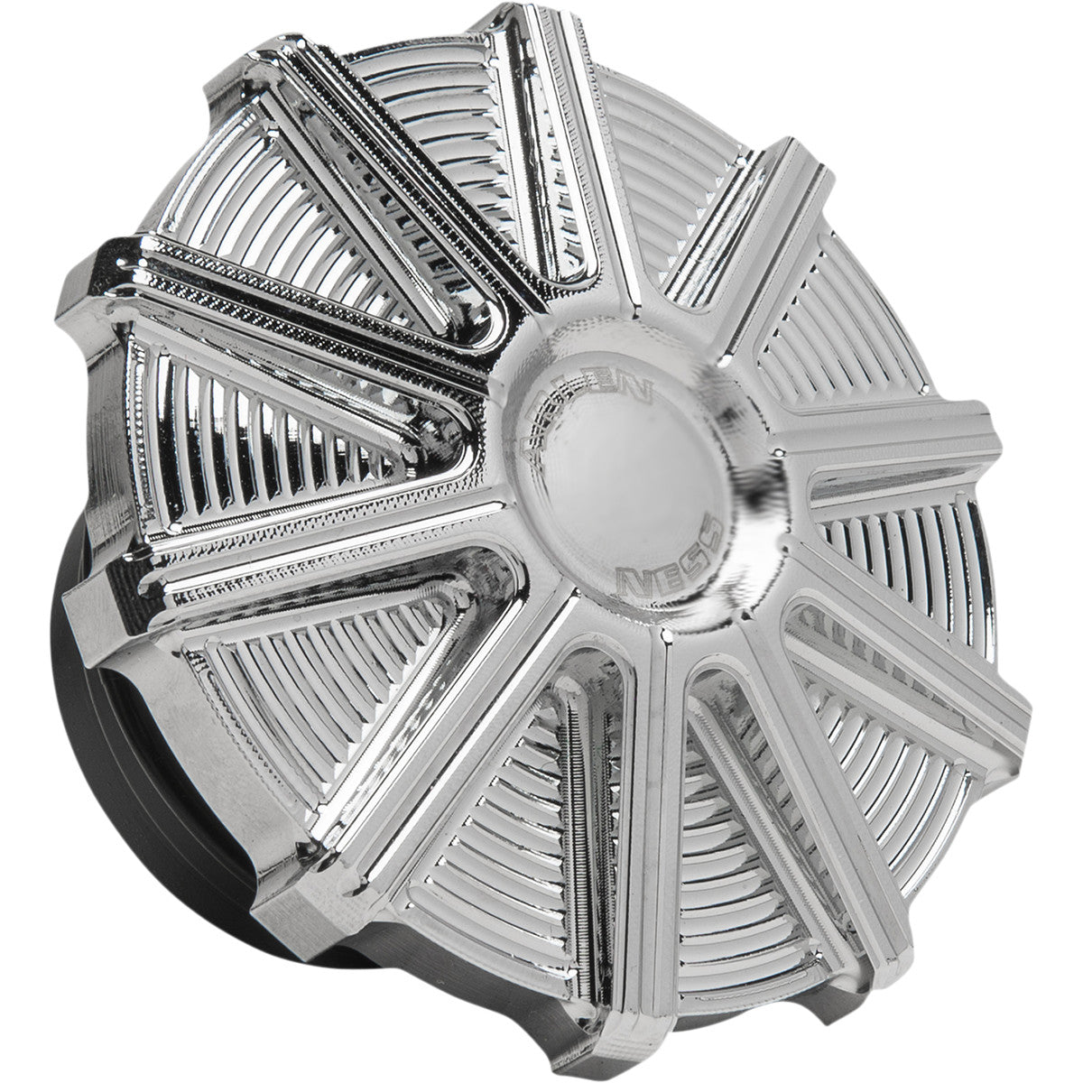 Vented Gas Caps 10G Chrome For Harley Davidson