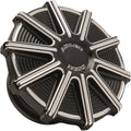 Vented Gas Caps 10G Black CC For Harley Davidson