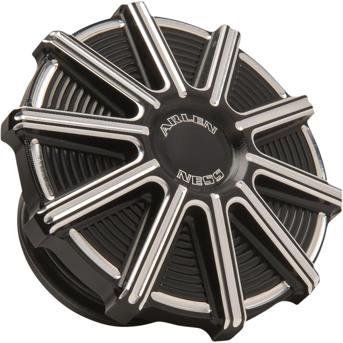 Vented Gas Caps 10G Black CC For Harley Davidson