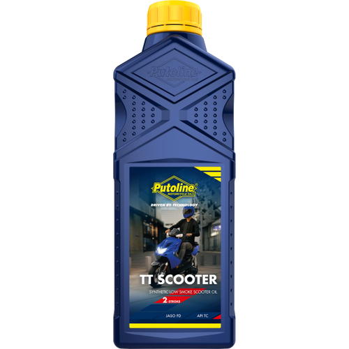 Aceite Sintetico De Motor Para Motocicleta 2T Putoline TT Scooter 1L 70471