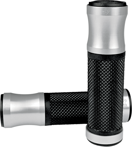 DRIVEN RACING D3 GRIPS GRIP D-3 SILVER/BLACK