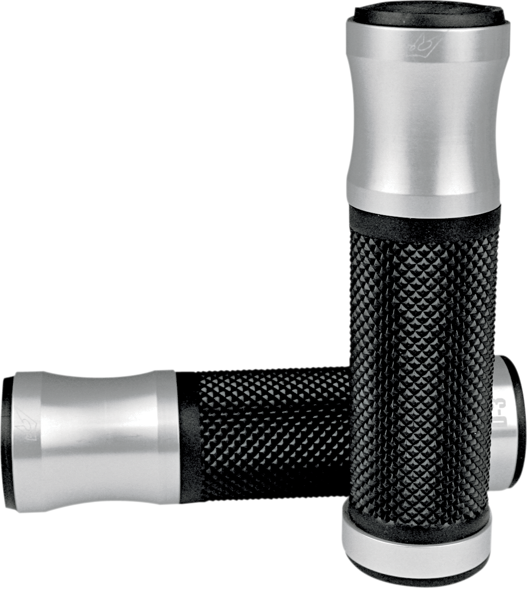 DRIVEN RACING D3 GRIPS GRIP D-3 SLVR/BLACK 1 IN.
